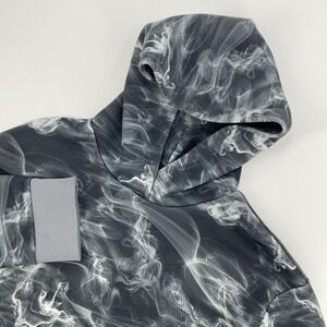 Greyson Hoodie Mens Extra Large Gray Smoke Print Performance Golf Athleisure XL